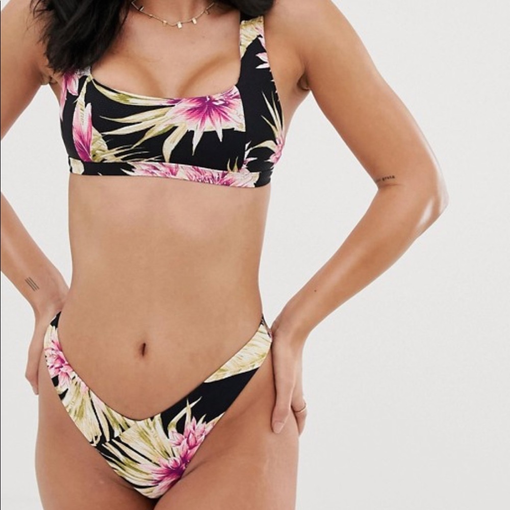 River Island Floral Bikini